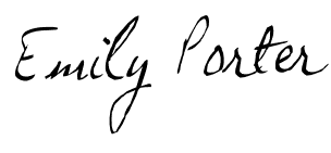 Emily Porter dig signature